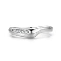 Original Design 925 Sterling Silver Zircon Diamond Trendy Chic Personality Ring for Women