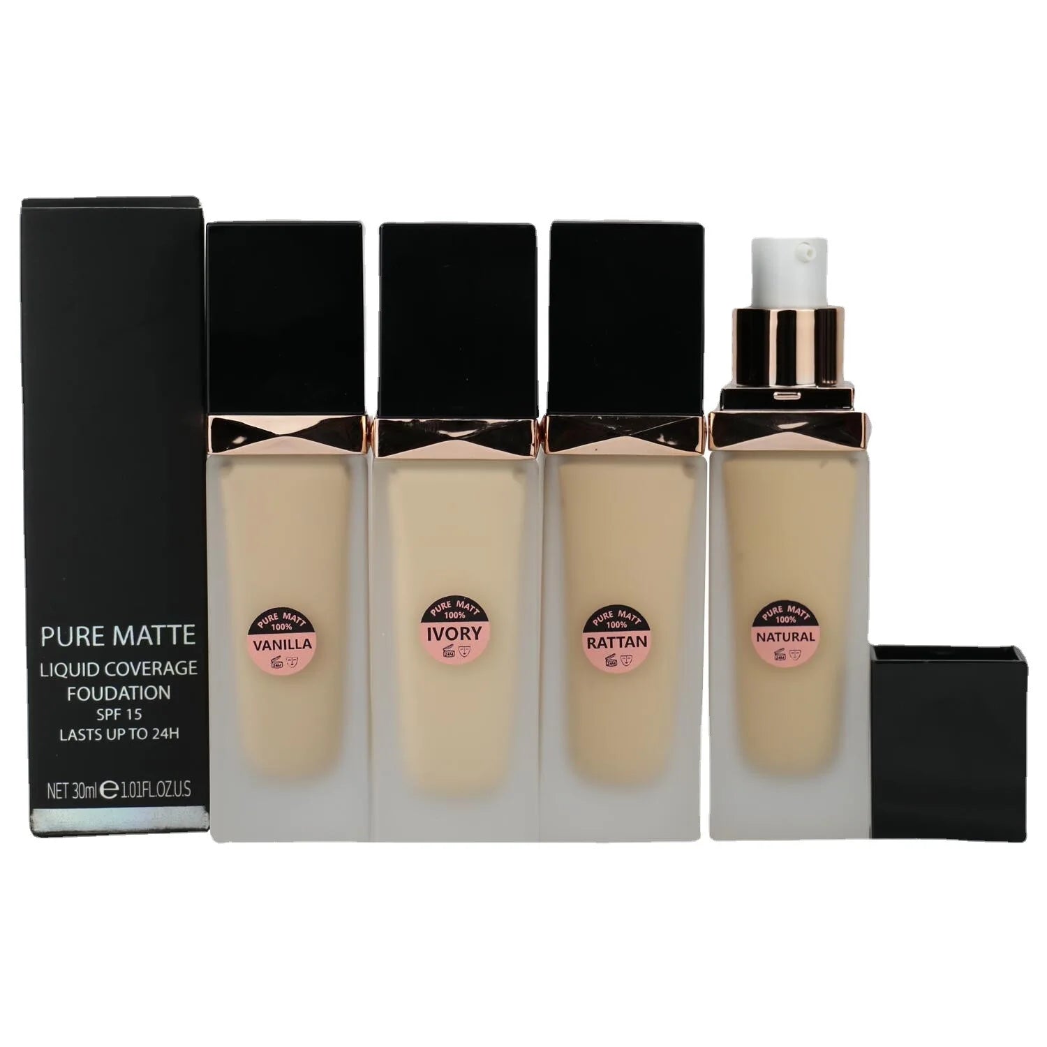 Wholesale Hyaluronic Tinted Serum High Definition Premium Vegan Foundation Transfer Proof Custom Full Coverage Makeup Foundation