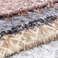 Tassel Fringe Sequin Lace Fabric for African Garments Wedding Dress