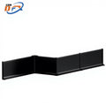 Architectural Decoration Strip Factory Direct Sale 4cm Tall Paste Style Aluminum Alloy Flooring Trim Baseboard for Outdoor Park