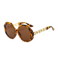 Kenbo Eyewear 2021 Irregular Sunglasses Oversized Shades Woman Sunglasses Trendy Chain Sunglasses