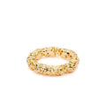 Antique Style Aerolite Meteorite  Shape Designs Stainless Steel Women Ring