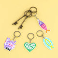 Elegant Christian Keychain Soft Rubber  with Bible Verse Durable Religious Keyring for Church Gift Shops and Collectors