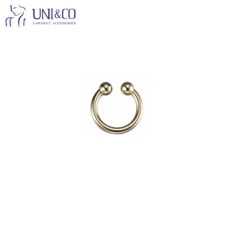 Custom Luxury Zinc Alloy for Resistance Durable U Shape Bikini Connector for Swimwear/Bikini
