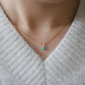 Classic 925 Sterling Silver Choker Necklace for Women Gold Plated Round Pendant Diamond Jewelry