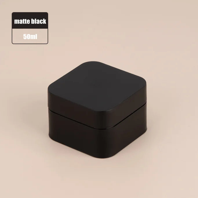 New Style Women Face Care Cosmetic Packaging 30g 50g square Empty PP Plastic Cream Storage Jar