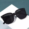 2023 Vintage Men Women Flat Lens Sun Glasses Big Oversize Square Trendy Eyewear Nylon Sunglasses