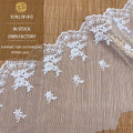 Soluble Embroidery Lace Fabric for Lolita Skirts Water-Soluble Milk Silk Mesh with Floral Decoration Direct Supply