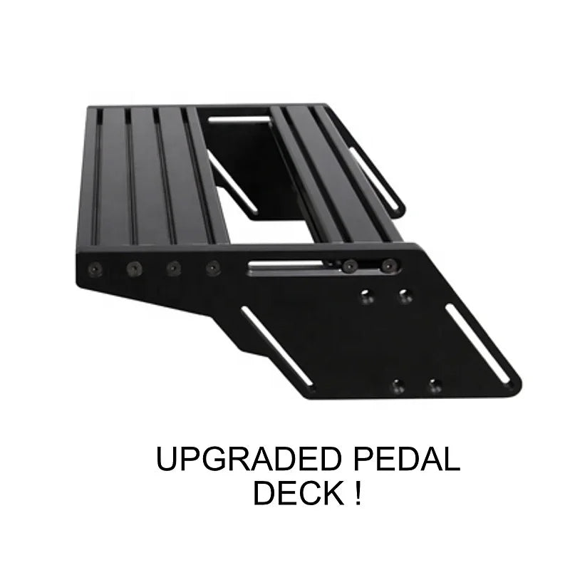 Performance Sim Racing Simulator Cockpit Parts Racing Aluminum Profile Reverse Mount Swing Short Brake Clutch Dual Pedal Mount