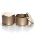 Factory Wholesale Custom Metal Tin Box Metal Candle Jars Container Tins for Candles