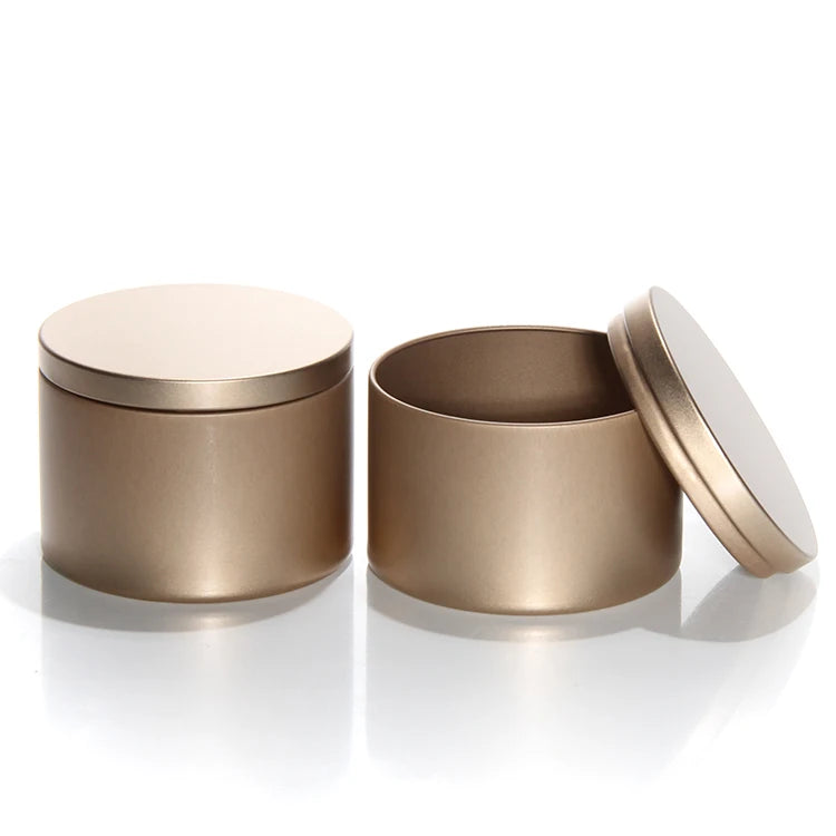 Factory Wholesale Custom Metal Tin Box Metal Candle Jars Container Tins for Candles