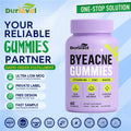 Organic Antioxidant Acne Gummies with Cod Liver Oil & Borage Oil for Skin Clarity (60 Gummies/Bottle)