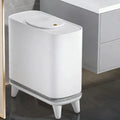 12L Trash Can Vacuum Suction with Lid Waterproof Plastic Removable Inner Bucket with Legs and Press-type