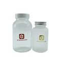 Brown 150ml 200ml Glass Custom Vitamin Tablet Pill Packaging Bottle Medicine Pill Container Glass Capsule Bottle
