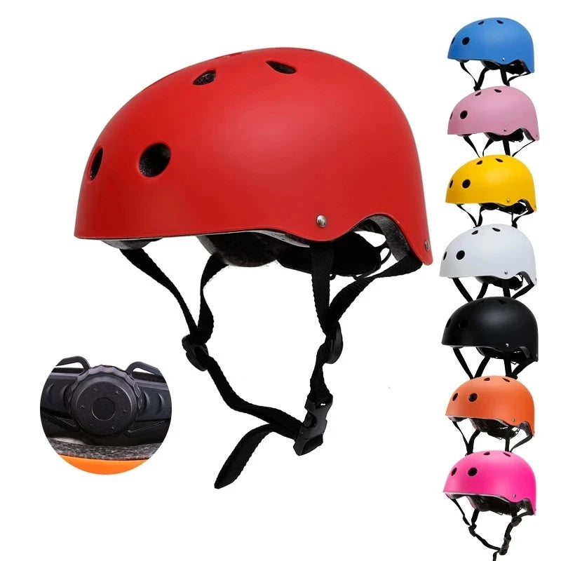 Child Adult Adjustable Safety Cycling Helmet for Roller Skateboard Ice Skating