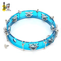 Self-adjustable Crisp Sound ABS Metal 10inch Percussion Double Row Developmental Head Drum for Adults Ktv Playing Tambourine