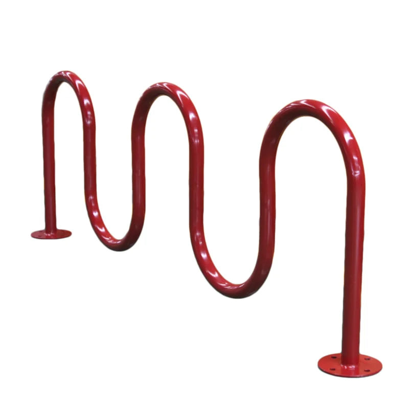 Outdoor Indoor Steel Vertical Bike Rack Outside Roadside Homemade Metal Bicycle Stand Street 3 Bicycle Floor Storage Rack