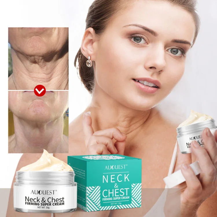 AuQuest Neck Chest Wrinkle Firming Cream Anti Aging Anti Wrinkle  Tightening Neck Cream