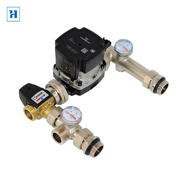 HANDING H1003 Modern Flexible Thermostatic Mixing Valve for Hotel Wet Underfloor Heating System