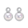 Wholesale Queen's Style Female Stud Earrings Natural Freshwater Pearl Earrings