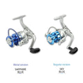 TOP RIGHT QS-P1000-7000 Hot Selling Fishing Reel Cheap Rod and Reel Combo Spinning Reel for Saltwater and Freshwater Baitcaster