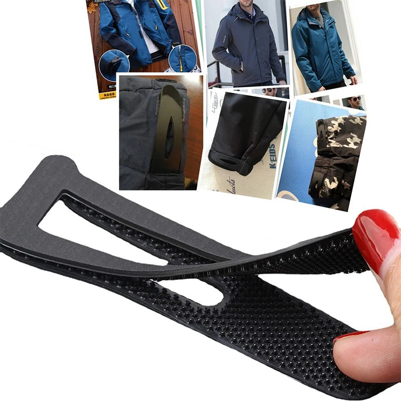 Elastic Reusable Hook and Loop Sleeve Tab Fasteners for Jacket Cuff-Garment Accessories