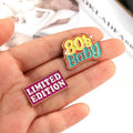 15 Styles Motivational Quotes Letters Enamel Pins Live Life Happy Brooches Bag Hat Lapel Pin Letter Badge