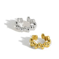 WMEA566 Cuff Earrings 925 Sterling Silver Oval Stacking  Non-Piercing  Helix Cuff  Earrings for Women Various Styles