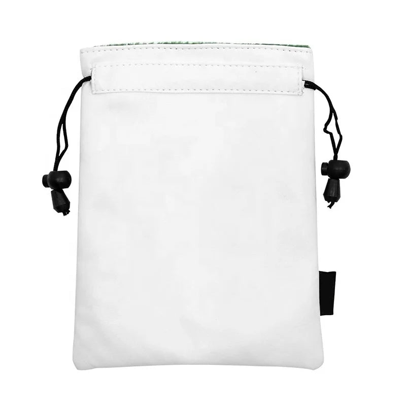 Durable PU Golf Ball Bag with Drawstrings Accessory & Tee Holder Golf Ball Storage Bag