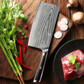 KEEMAKE Ultra Sharp Heavy Duty 7 Inch Cleaver Knife Professional 67 Layers Damascus Steel Kitchen Butcher Knife with Gift Box