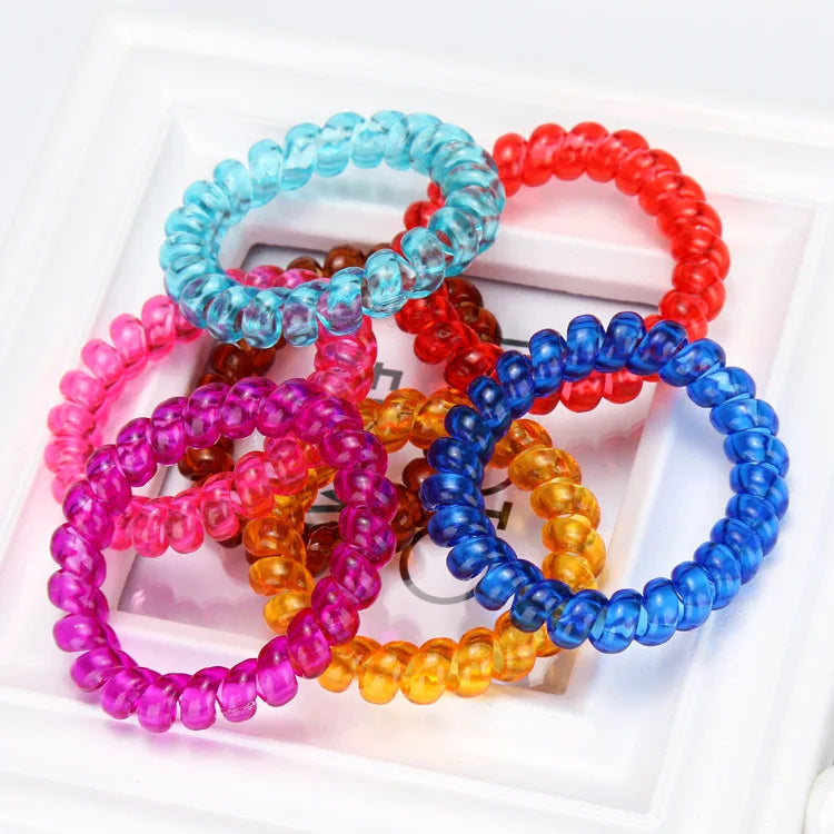 Sensory Stretchy Coil Bracelets Funny Speech Communication Aid Toys Fidget Anxiety Bracelet With Autism for Kids Boys Girls