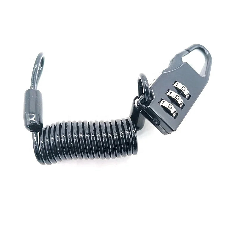 Bike Accessories Helmet Lock for Bicycle Bike Helmets Safety Lock System for Anti-theft Use MegaBDM