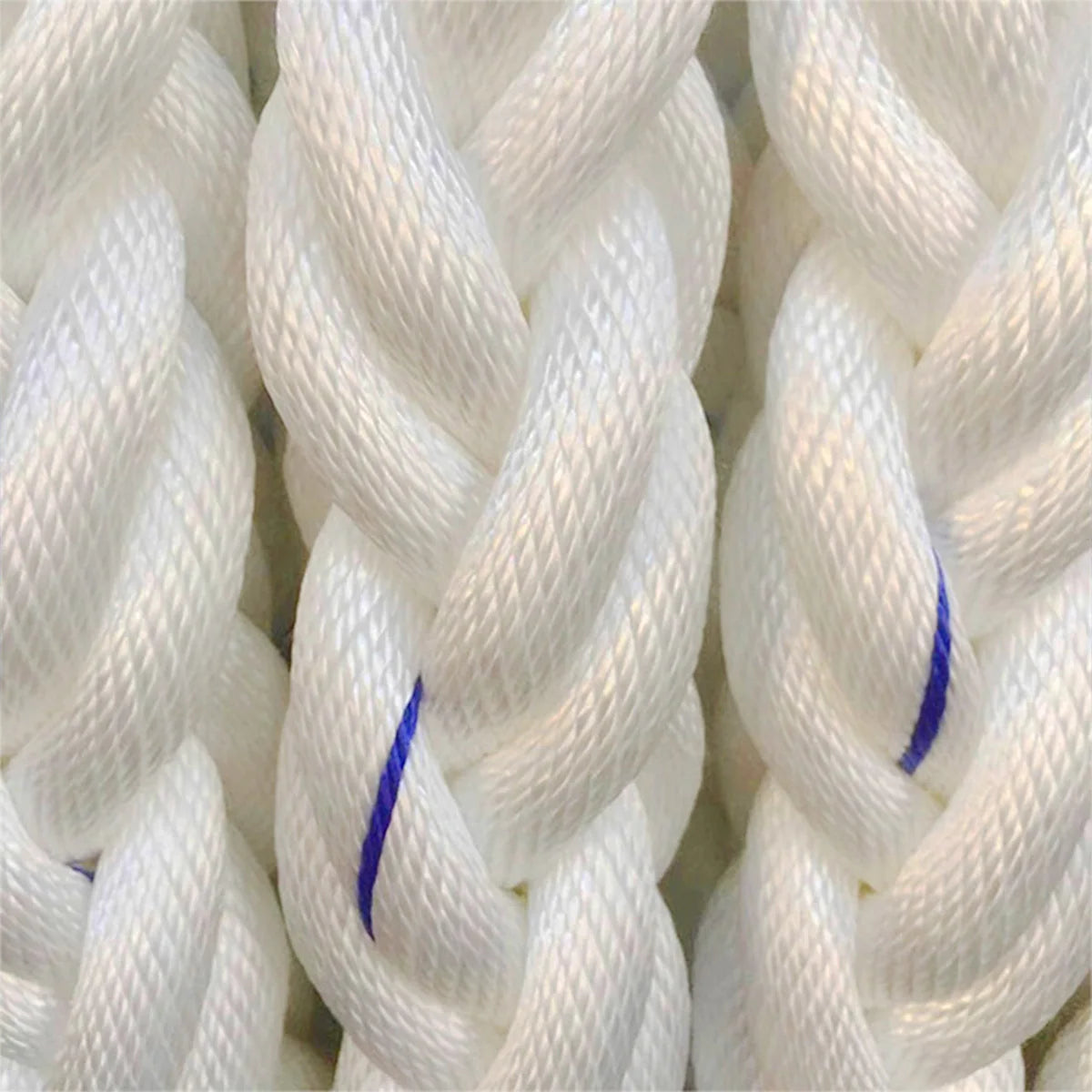 Factory Diameter 8 Strands Braided  Nylon Boat Mooring Rope Winch Marine Anchor Line