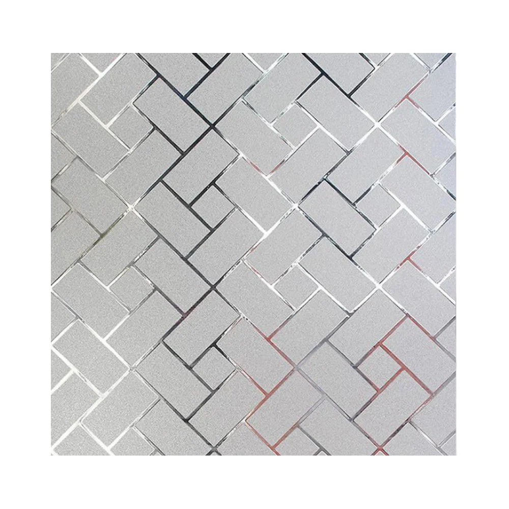 Modern 3D Frosted Window Film Wholesale PVC Transparent Removable Static Privacy Decorative Explosion-Proof Apartments Free