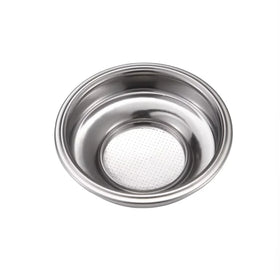 Coffee Filter Stainless Steel Double Cup 58mm Non-pressurized Porous Filter Basket