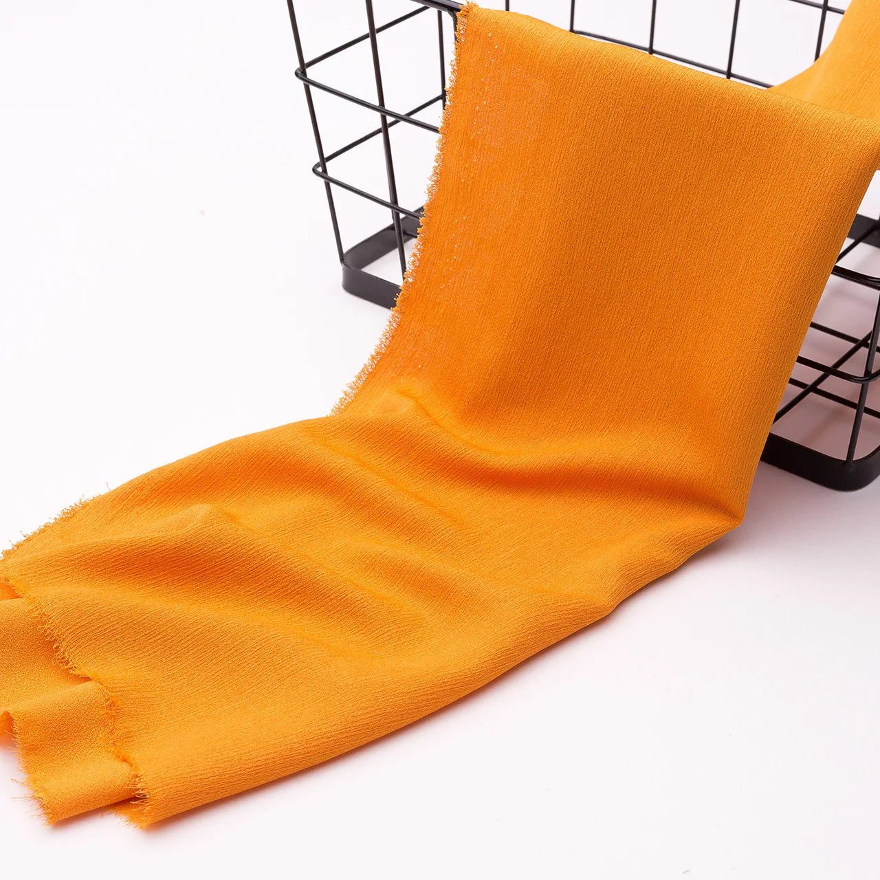 New Arrival 100% Polyester Tree Bark Wrinkled Chiffon Crepe Fabric for Skirt
