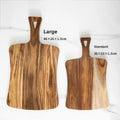 Modern Simple Acacia Wood Cutting Board for Steak Chopping Block for Amazon Factory Supply Cooked Food Presentation