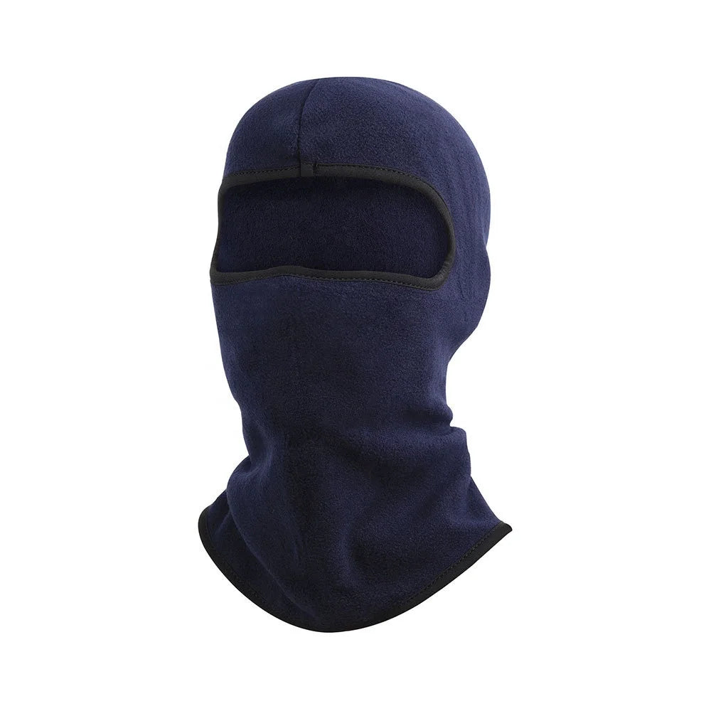Winter Fleece Warm Full Face Cover Ski Mask One Hole Black Balaclava Man