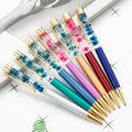 2020 New Beautiful Novelty Stock Promotional Ballpoint Pen  DIY Dry Flower Pen