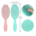 Biodegradable Wheat Straw Detangling Hair Combs  Detangler Brush Eco Friendly Hair Waterproof Soft Hair Brush for Salon