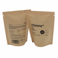 Free Sample Eco-Friendly Biodegradable Brown Kraft Paper Bag Moisture-Proof Stand Ziplock Pouch for Food Gavage Printing Surface