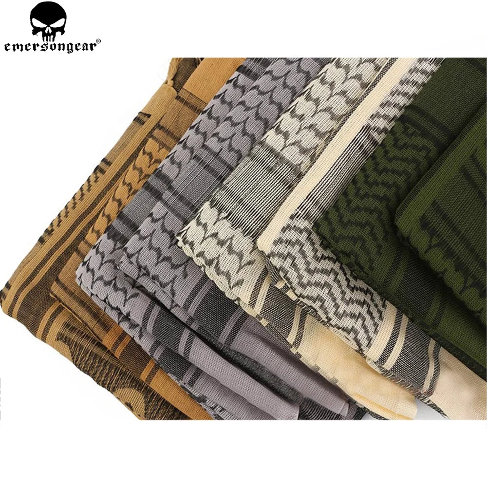 Arab Kerchief Skeleton Outdoor Hiking Scarves Tactical Desert Scarf Desert With Tassel