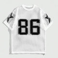 Custom Design Logo Crochet Shirts Mesh Football Jerseys Summer Beach Short Sleeve Cotton Men Knitted Sweater Knitwear