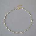Personalized Pearl Choker Necklace Trendy Gold Plated Necklace for Women Elegant Jewelry