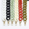 For Deepeel L1-32 40-120cm Bag Decorative Accessories with Handbag Resin Handle and Acrylic Chains Special Bag Parts Accessories