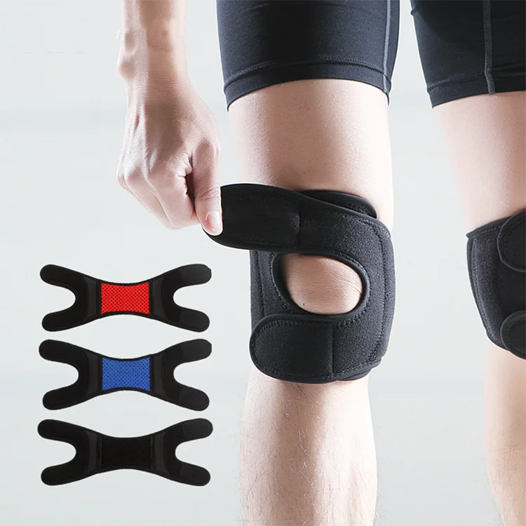 Double Thickened Neoprene OK Cloth X Patella Compression Knee Pads Strap Belt Flexible Open Patella Knee Support Protection