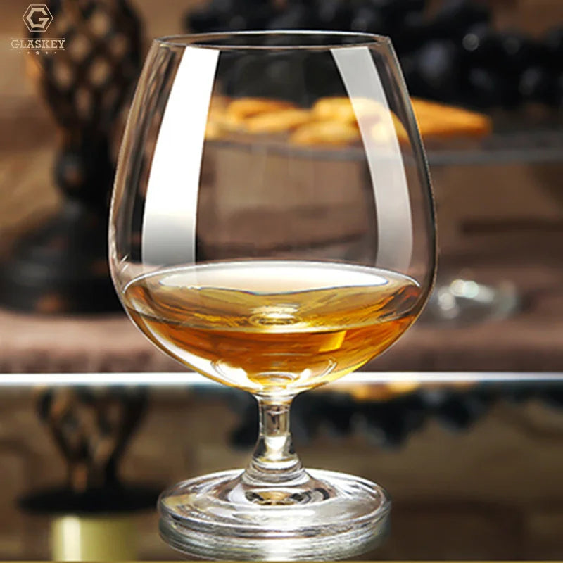 European Style Crystal Brandy Glass Shot Glass White Wine Cup Whiskey Glass Short Goblet Beer Cup