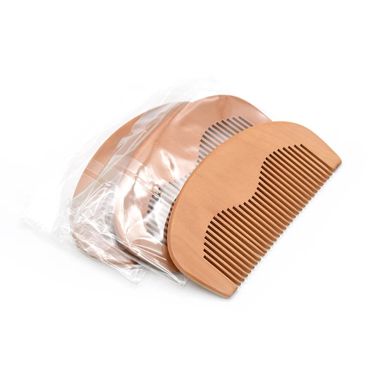 Wholesale Hair Comb Handmade Anti Static Wide Tooth Straight Wooden Hair Comb for Women