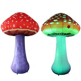 3 Meter High Large Inflatable LED Lighting Mushroom for Backyard & Event Stage Decorations Impressive Inflatables Bouncer