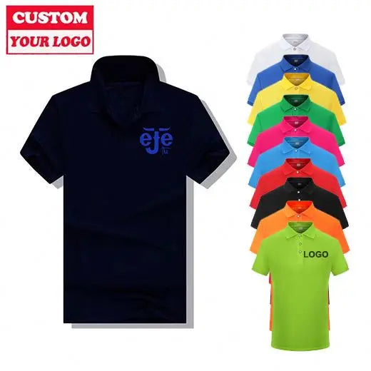 Quick Crewneck Running Fitness T-Shirt Athletic Gym Sport Polo Drift Shirts Custom Women&men Logo Polo T Shirt Unisex